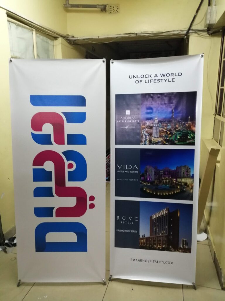 Custom X-stand Banners