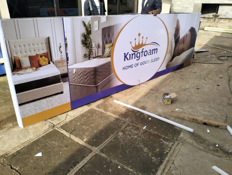 Durable outdoor lightbox banner with vivid LED graphics Kenya