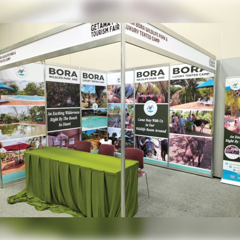 BORA BORA DIANI EXPO BOOTH BRANDING