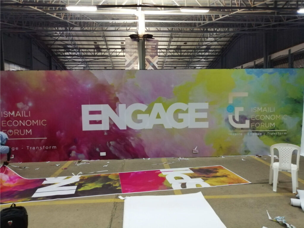 Custom printed backdrop banner available for hire in Nairobi Kenya by Assure Solutions Ltd.