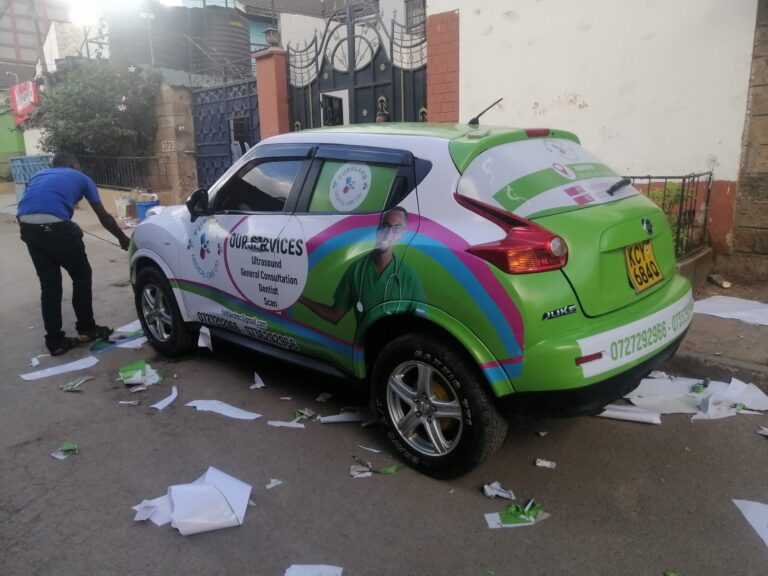 Professional Car Branding and design for Clinics & Medical Services