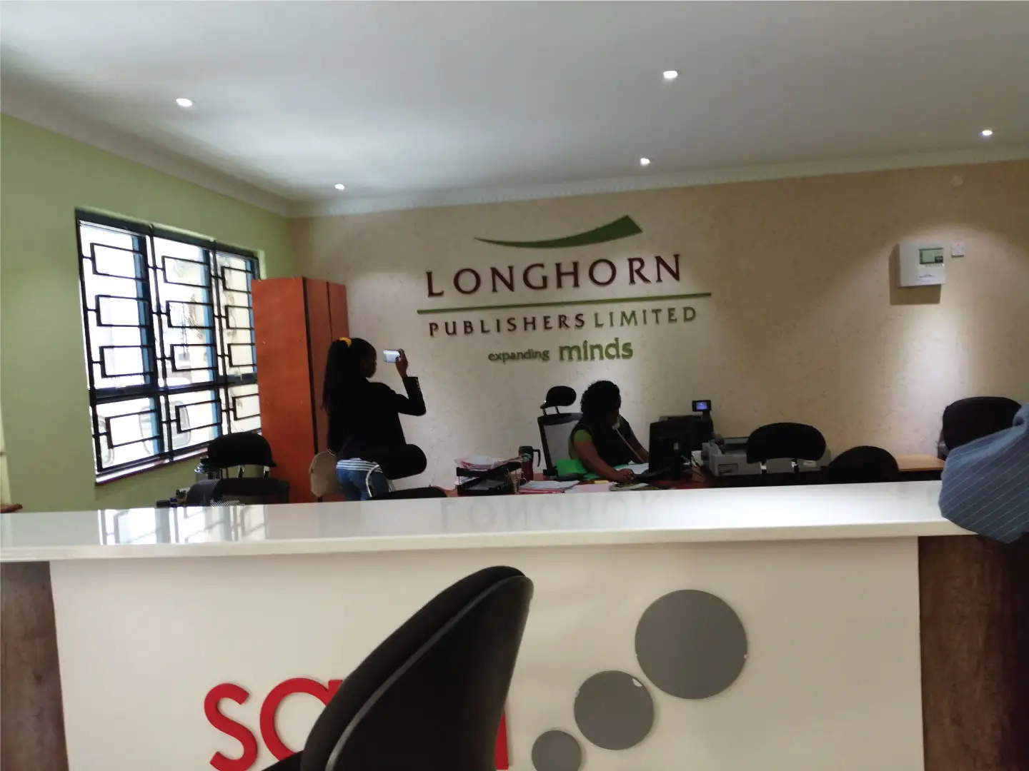 Reception area site survey and branding assessment in Nairobi Kenya