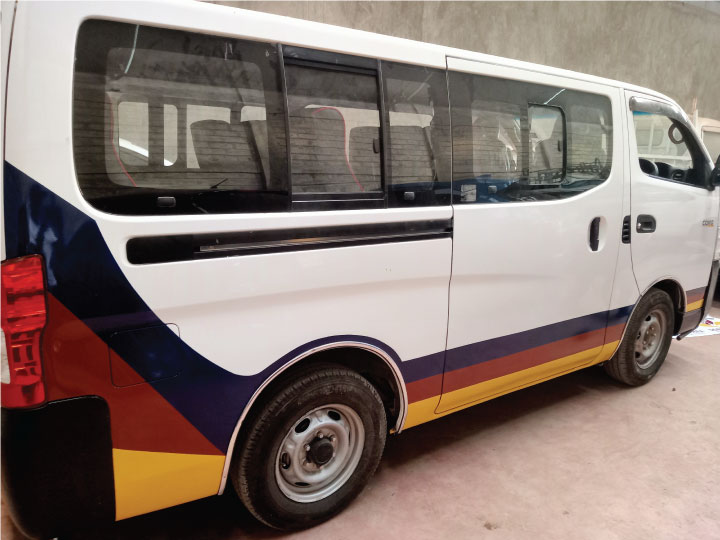 Partial Branding van in kenya