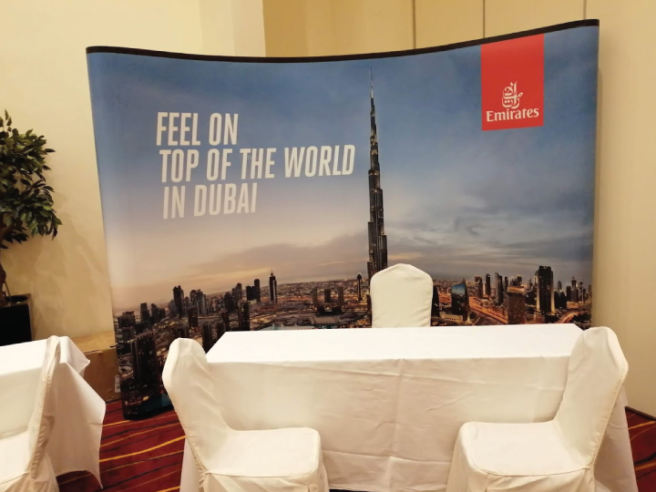 Round Edge backdrop banner kenya