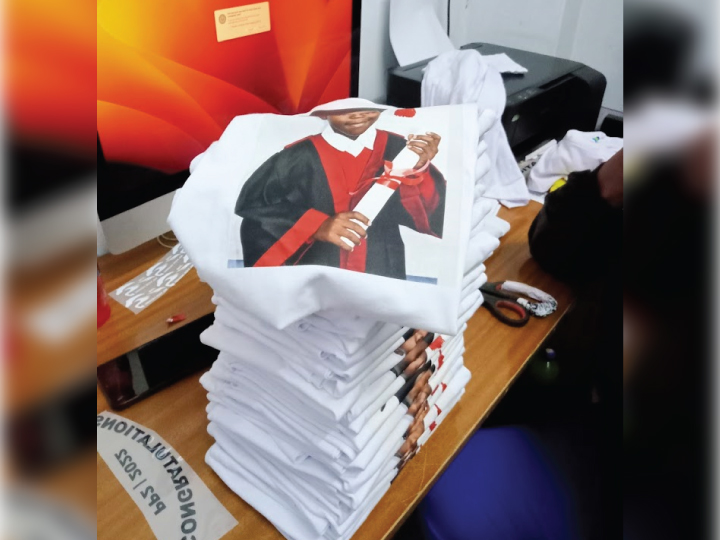 apparel branding kenya direct to fabric printing .on tshirts