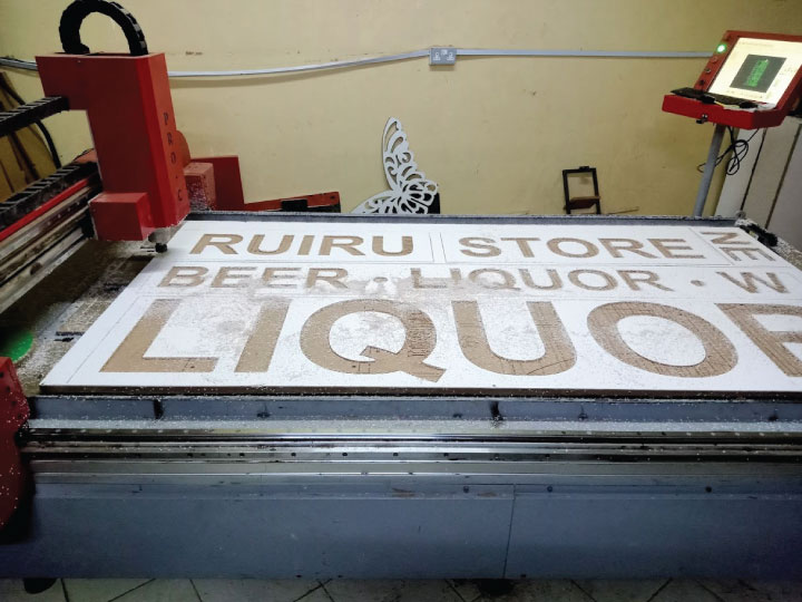 CNC cutting services Kenya form sheets or forex boards cutting