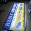 Energy efficient backlit lightbox display showcasing products in Kenya