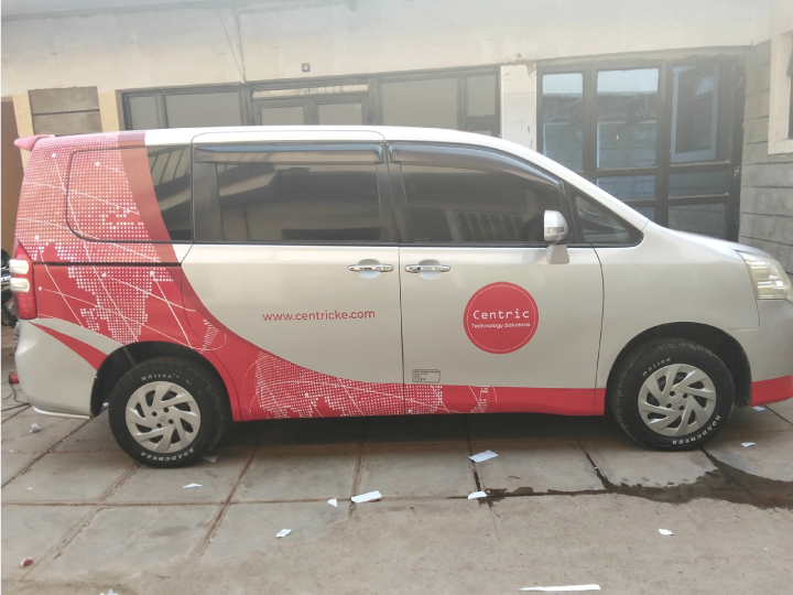 Corporate fleet vehicle branding Kenya service