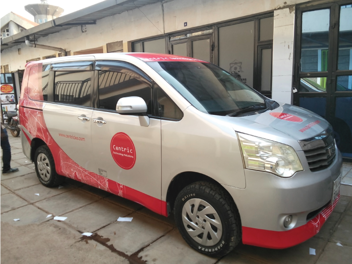 Mobile advertising car branding Kenya