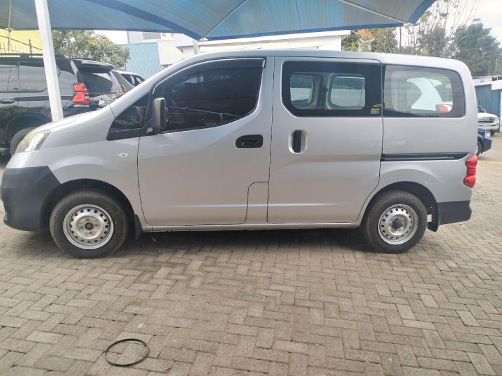Side view of a commercial vehicle before branding in Kenya