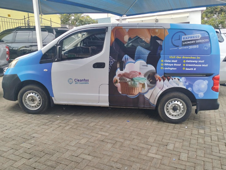vehicle branding Kenya after