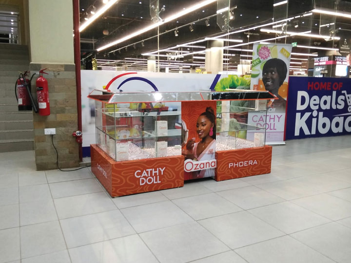 Retail mall kiosk fabrication in Nairobi Kenya