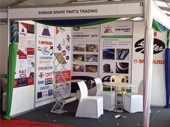 Shell scheme expo stand setup at Africa trade expo in Nairobi Kenya