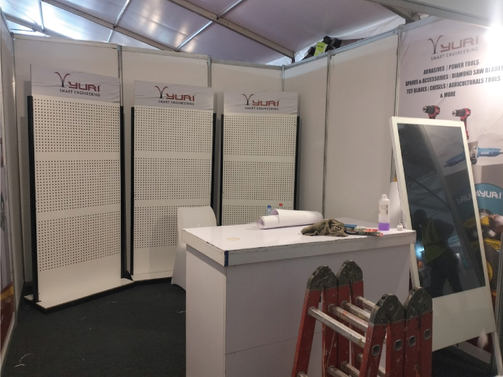 Printing and branding of shell scheme expo stand panels in Kenya