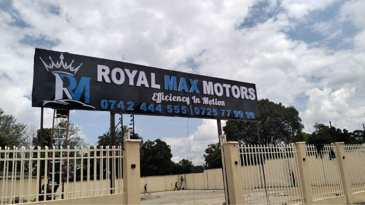 Outdoor signage installation in Nairobi Kenya
