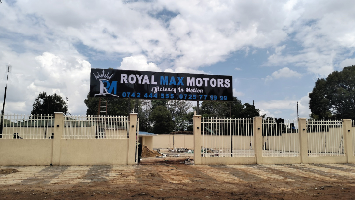 Custom outdoor road signage in Nairobi Kenya supplied for business frontage with clear text and professional finishing by Assure Solutions Ltd