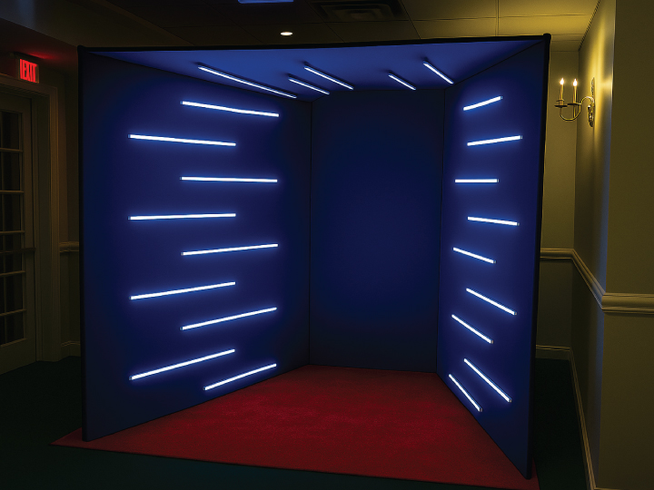 LED tunnel photobooth hire setup in Nairobi Kenya by Assure Solutions Ltd