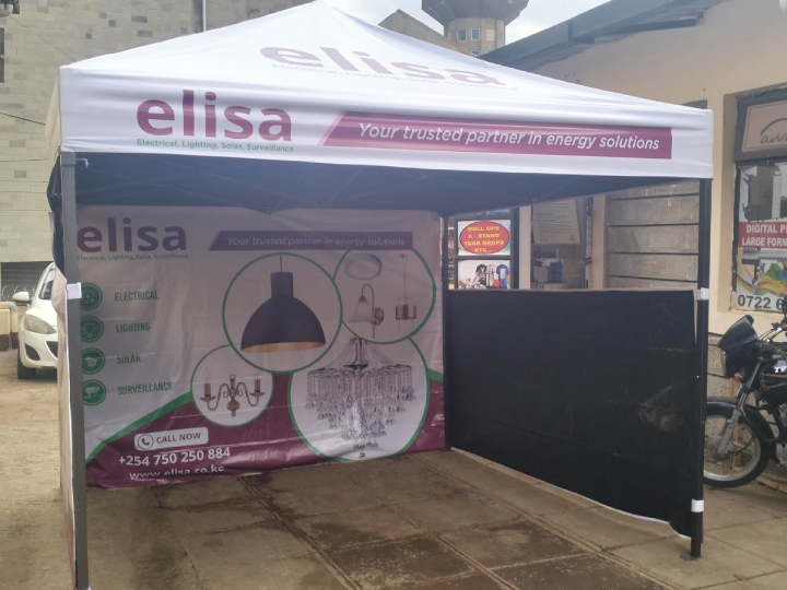 Custom design gazebo tents manufactured locally in Kenya