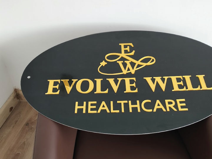 2D reception sign in Nairobi Kenya designed and installed by Assure Solutions Ltd