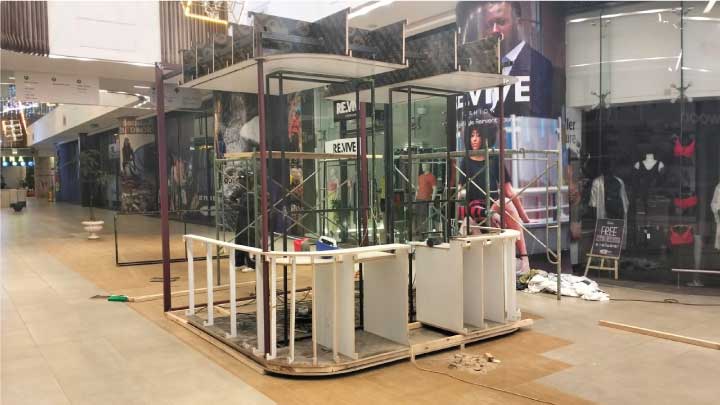Fabrication process in Nairobi, Kenya by Assure Solutions Ltd, from design and production to installation.