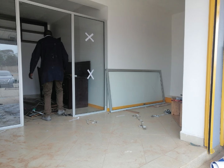 Framed banner signage installed in Nairobi, Kenya by Assure Solutions Ltd