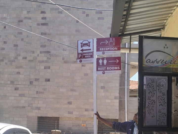 Site survey and placement planning for directional sign board installation in Nairobi Kenya