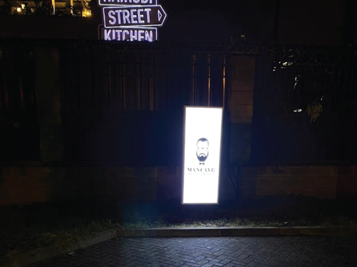 Directional sign board branding and finishing including lamination and weather protection in Nairobi Kenya