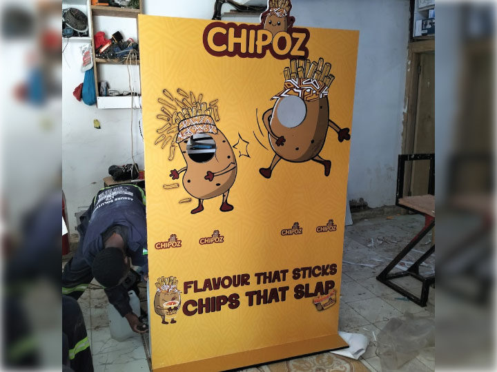 Custom branded forex sign board in Nairobi Kenya with clean vinyl and direct print finish