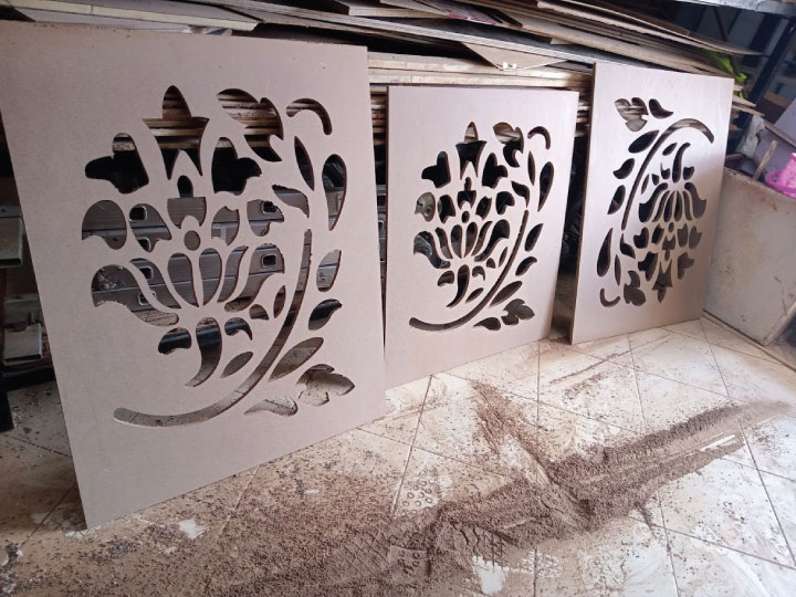 MDF boards used in custom office fabrication in Nairobi Kenya for counters, cabinetry and wall panels.
