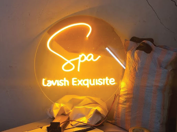 Custom LED neon sign fabrication and installation in Nairobi, Kenya