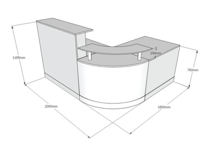 Office fit-out planning and reception desk design layout in Nairobi Kenya
