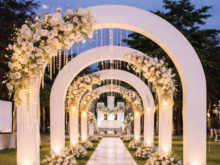 Event entrance arch fabrication process in Nairobi Kenya by Assure Solutions Ltd