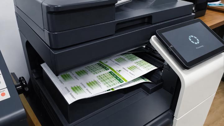 High-quality business cards printing in Nairobi Kenya using a professional digital printing press