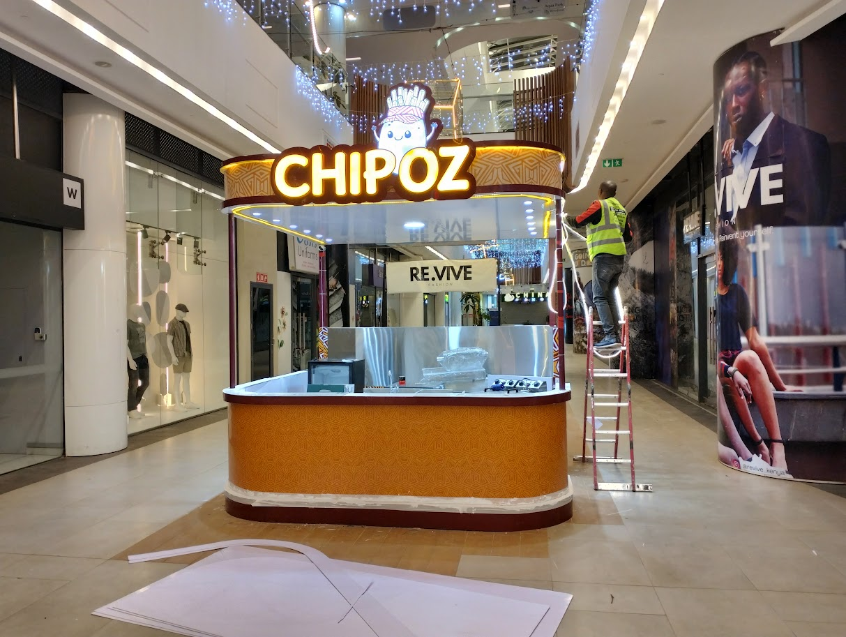 custom chipoz kiosk suppliers two rivers mall nairobi kenya