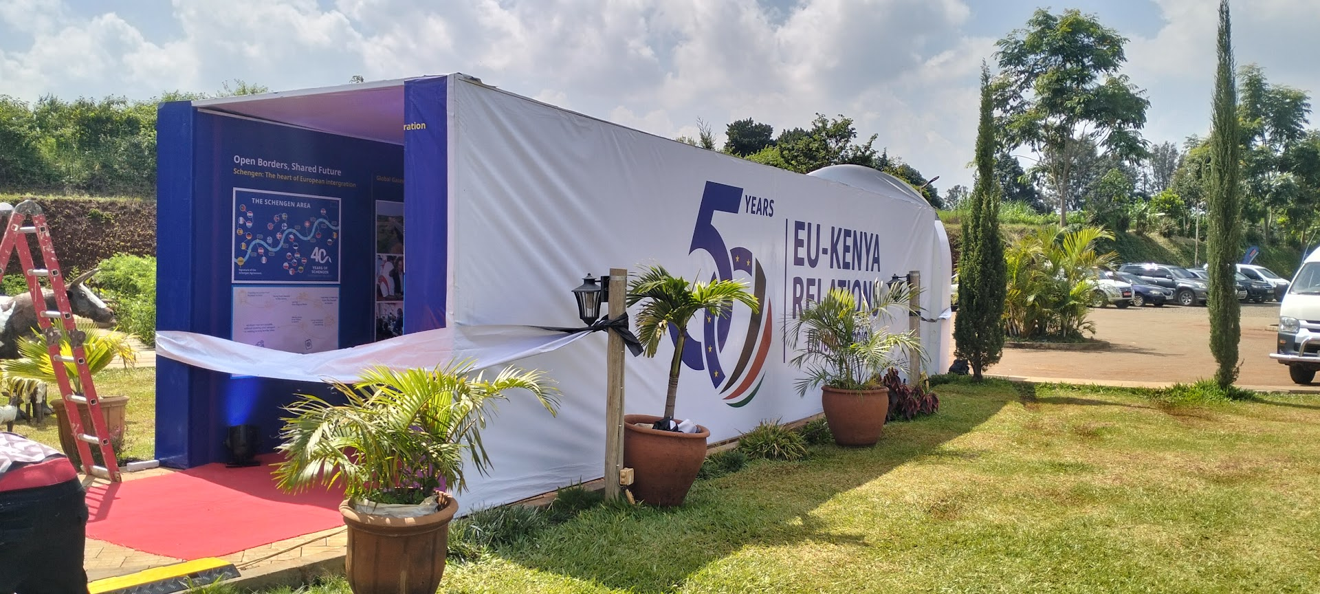custom event entrance archway in nairobi