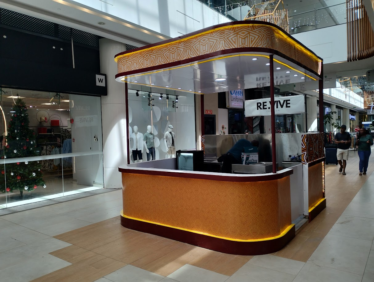 custom mall kiosk fabrication suppliers two rivers nairobi kenya