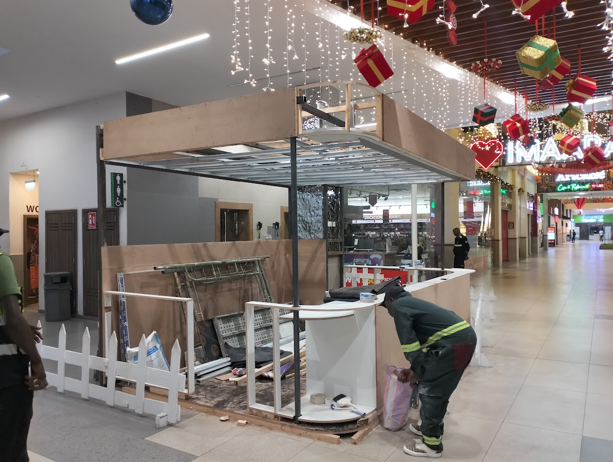custom mall kiosk framework makers imaara nairobi kenya