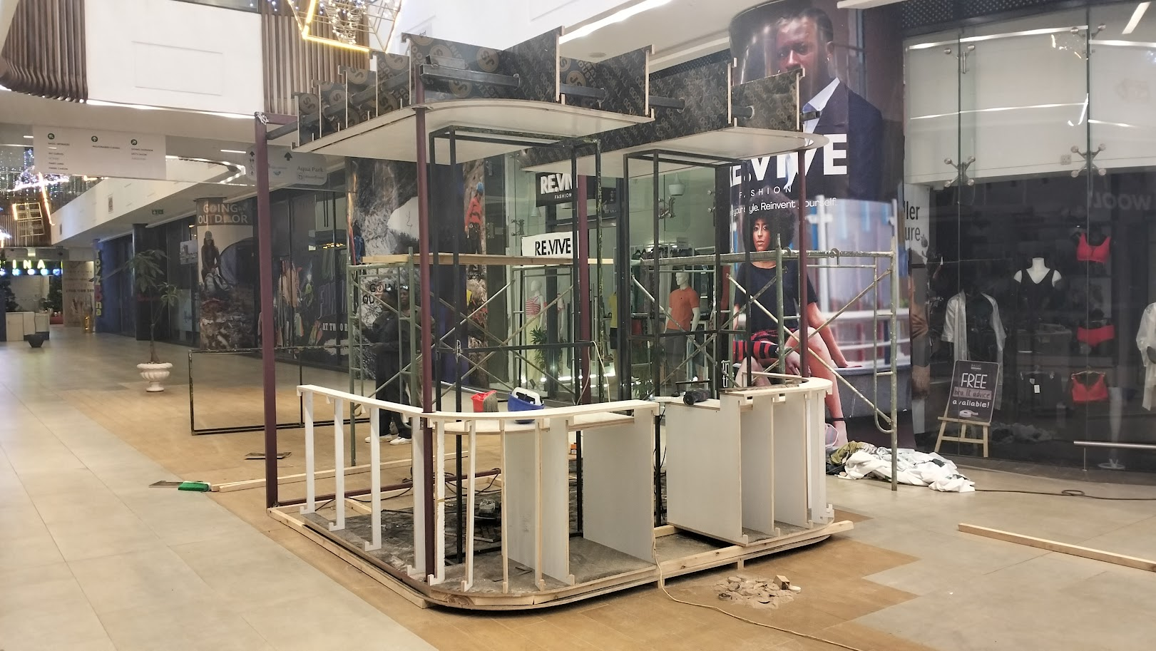 custom mall kiosk framework makers two rivers nairobi kenya