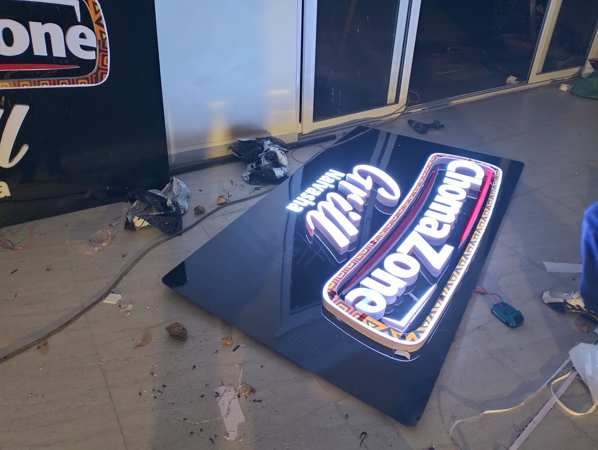 lighting 3d sign nairobi kenya