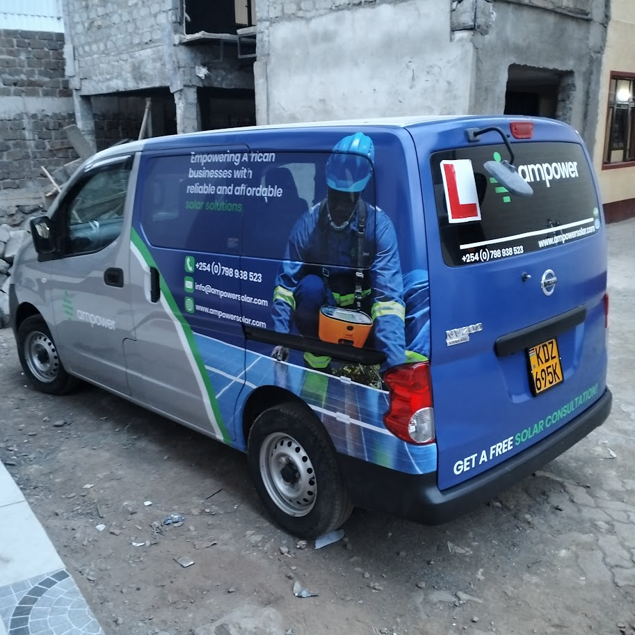Ampower Van Branding in Nairobi Kenya